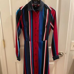Tommy Hilfiger Women’s Striped Button Down Dress